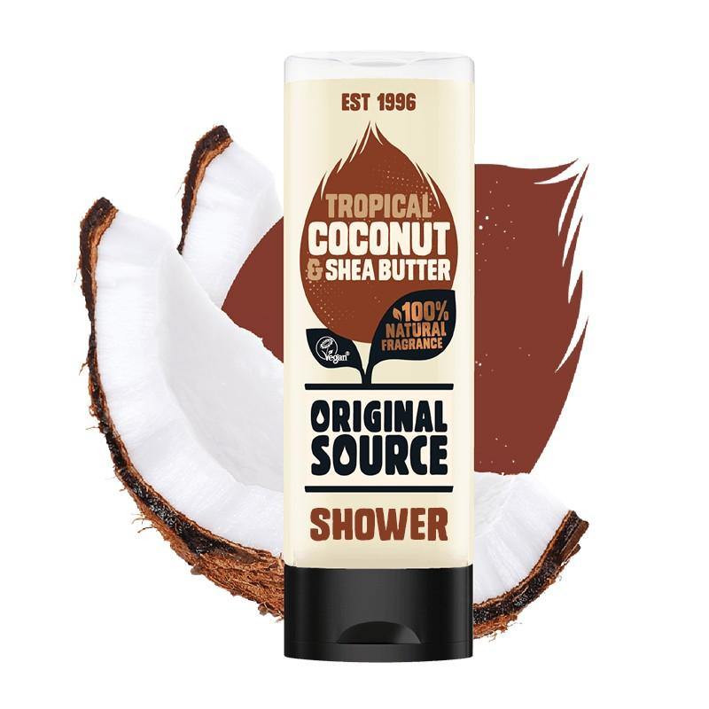 ORIGINAL SOURCE Tropical Coconut & Shea Butter Shower Gel 250ml NZ - Bargain Chemist