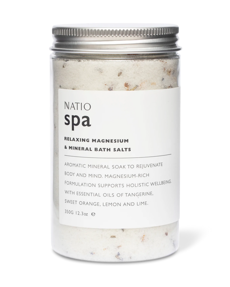 Natio Spa Relaxing Magnesium & Mineral Bath Salts 350g