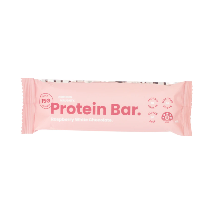 Nothing Naughty Protein Bar Raspberry 40g