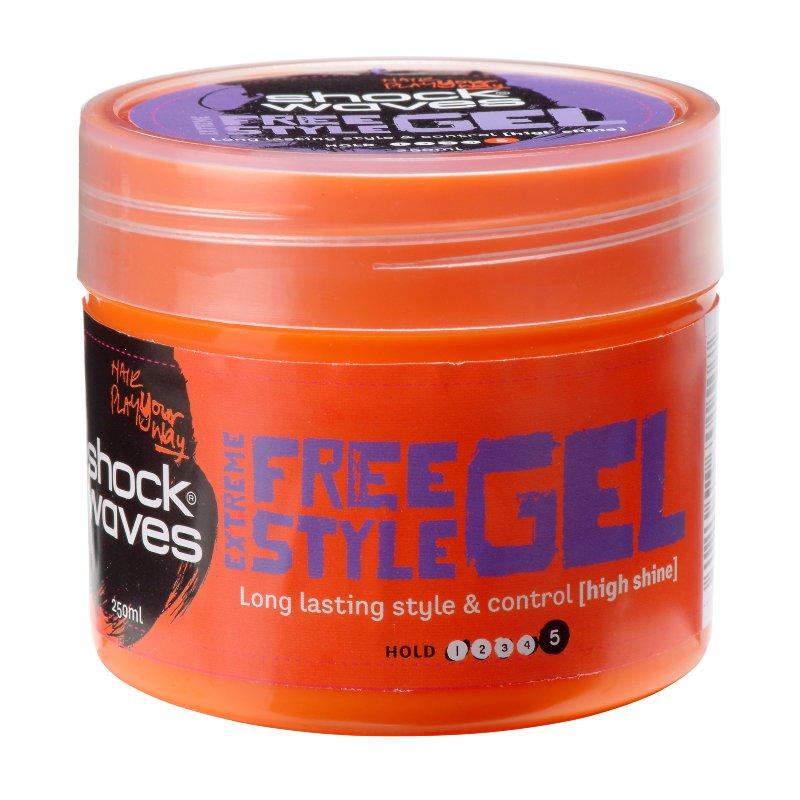 Shockwaves Extreme Free Style Hair Gel 250ml