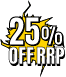 25% off discount badge