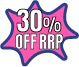 30% off discount badge